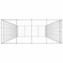 Voir la diapositive 3 : VIDAXL Chenil exterieur Acier galvanise 53,24 m²