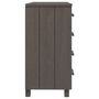 Voir la diapositive 4 : VIDAXL Buffet HAMAR Gris clair 79x40x80 cm Bois massif de pin