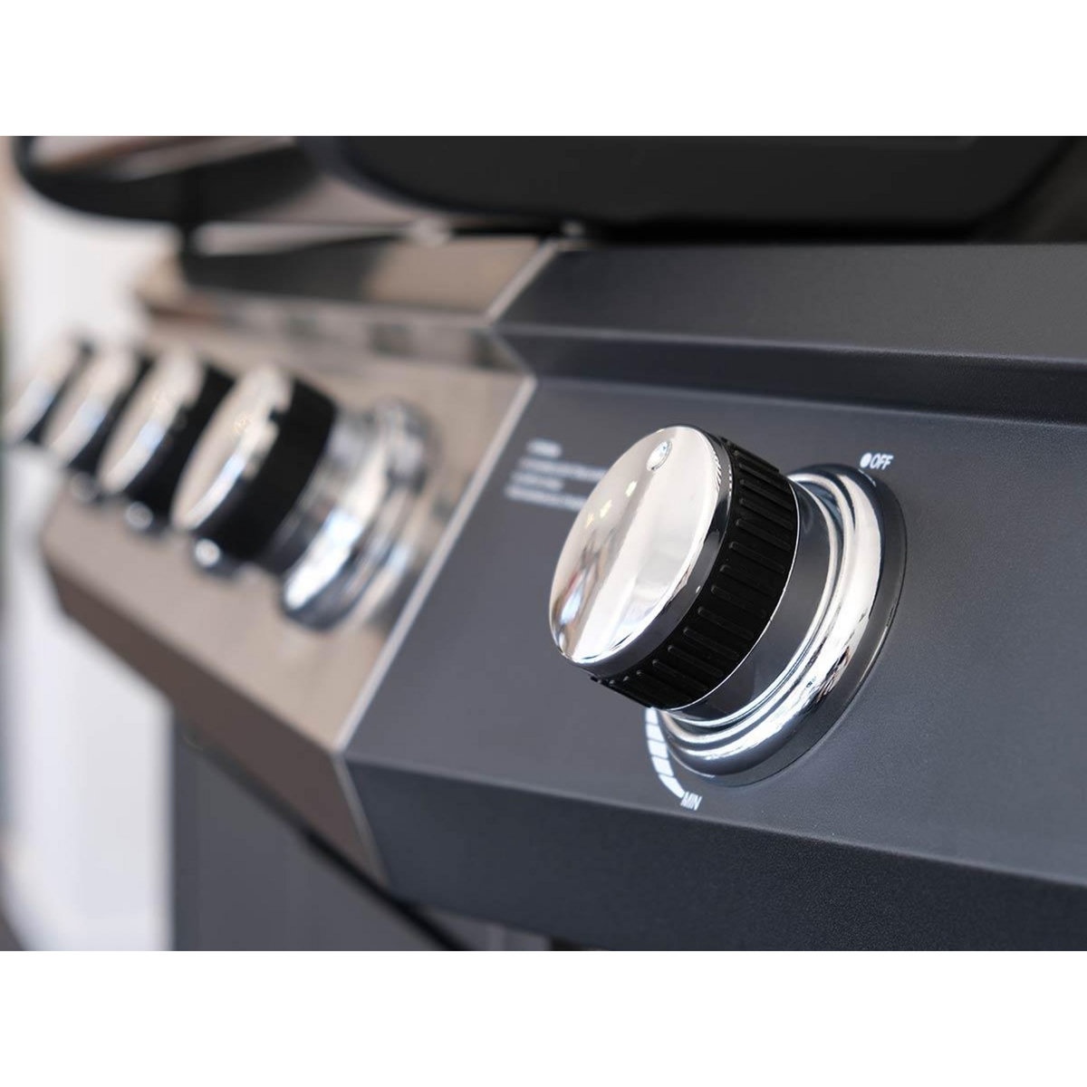 JARDIDECO Barbecue à gaz Piretto 4 brûleurs + 1 brûleur latéral - Jardideco