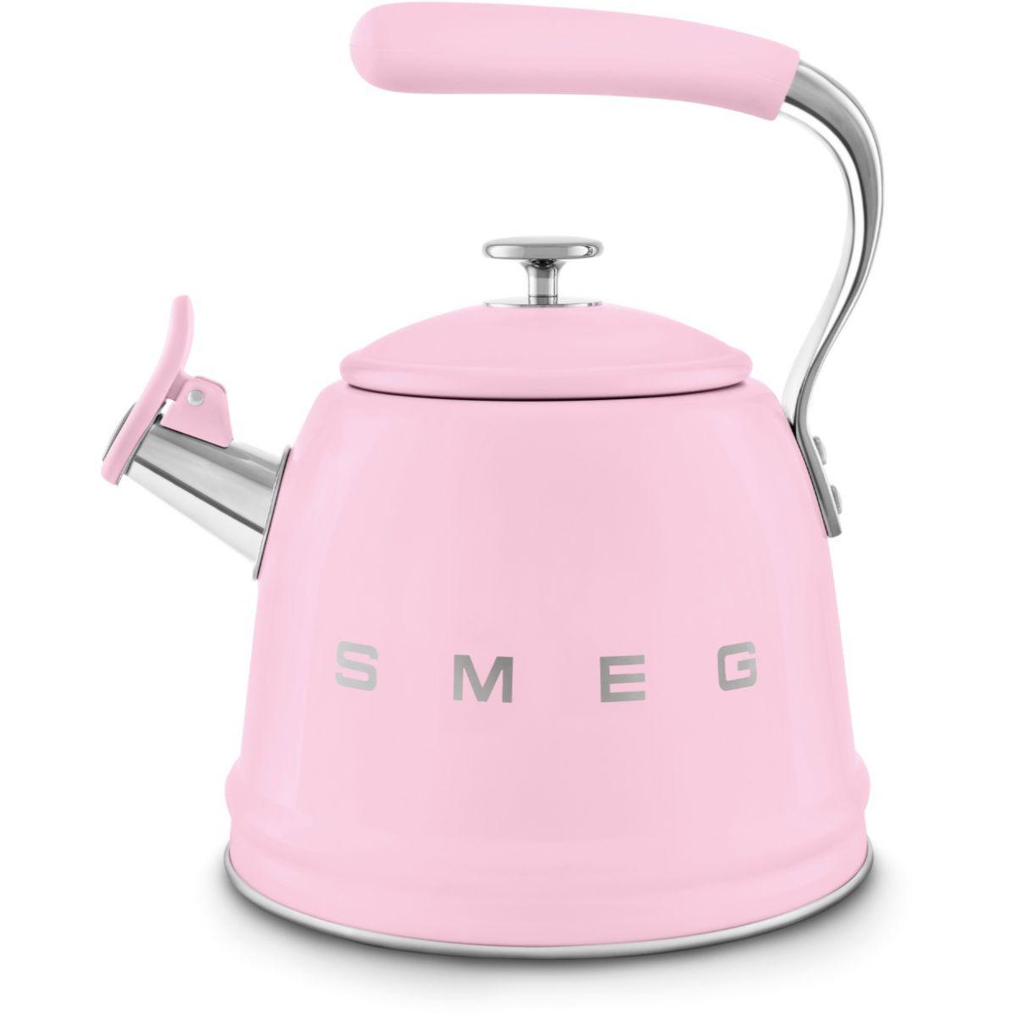 SMEG Bouilloire sifflante 2.3l rose