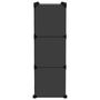 Voir la diapositive 5 : VIDAXL Cubes de rangement 9 pcs avec portes Noir PP
