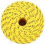 Voir la diapositive 3 : VIDAXL Corde de bateau Jaune 10 mm 250 m Polypropylene