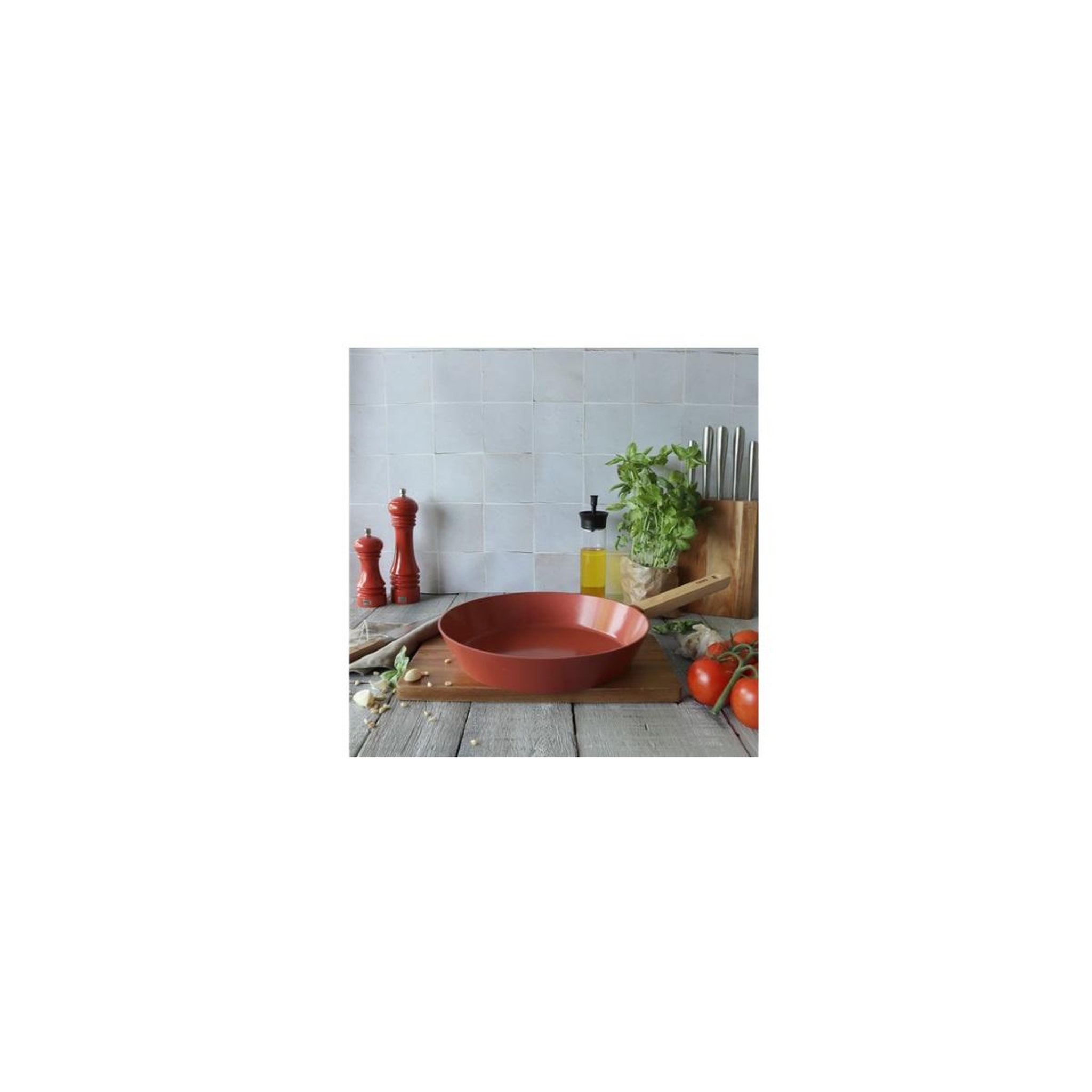 Voir la diapositive 4 : OGO LIVING Poêle aluminium forgé 28cm - 7930285