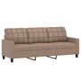 Voir la diapositive 5 : VIDAXL Ensemble de canapes 3 pcs avec coussins Cappuccino Similicuir