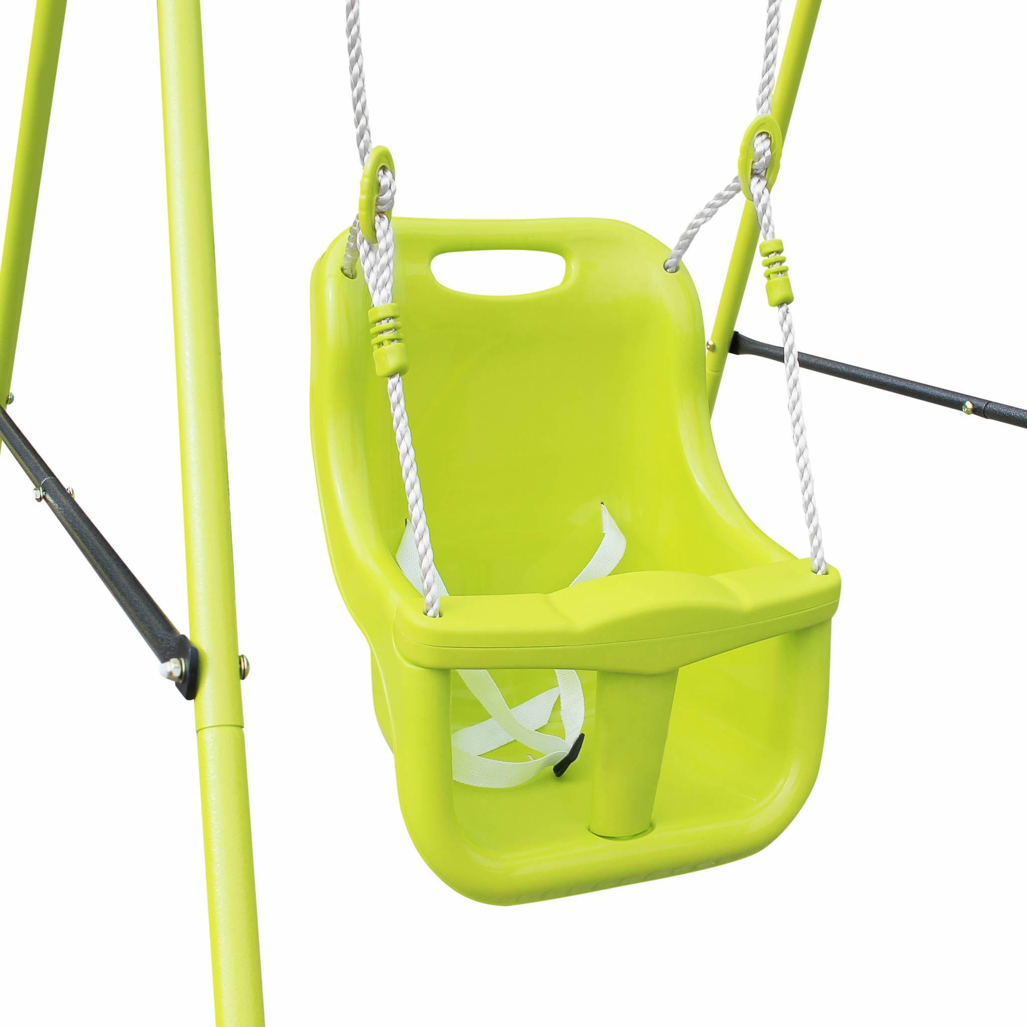 Voir la diapositive 6 : SWEEEK Portique balançoire pour bébé - Farou - 118cm de hauteur
