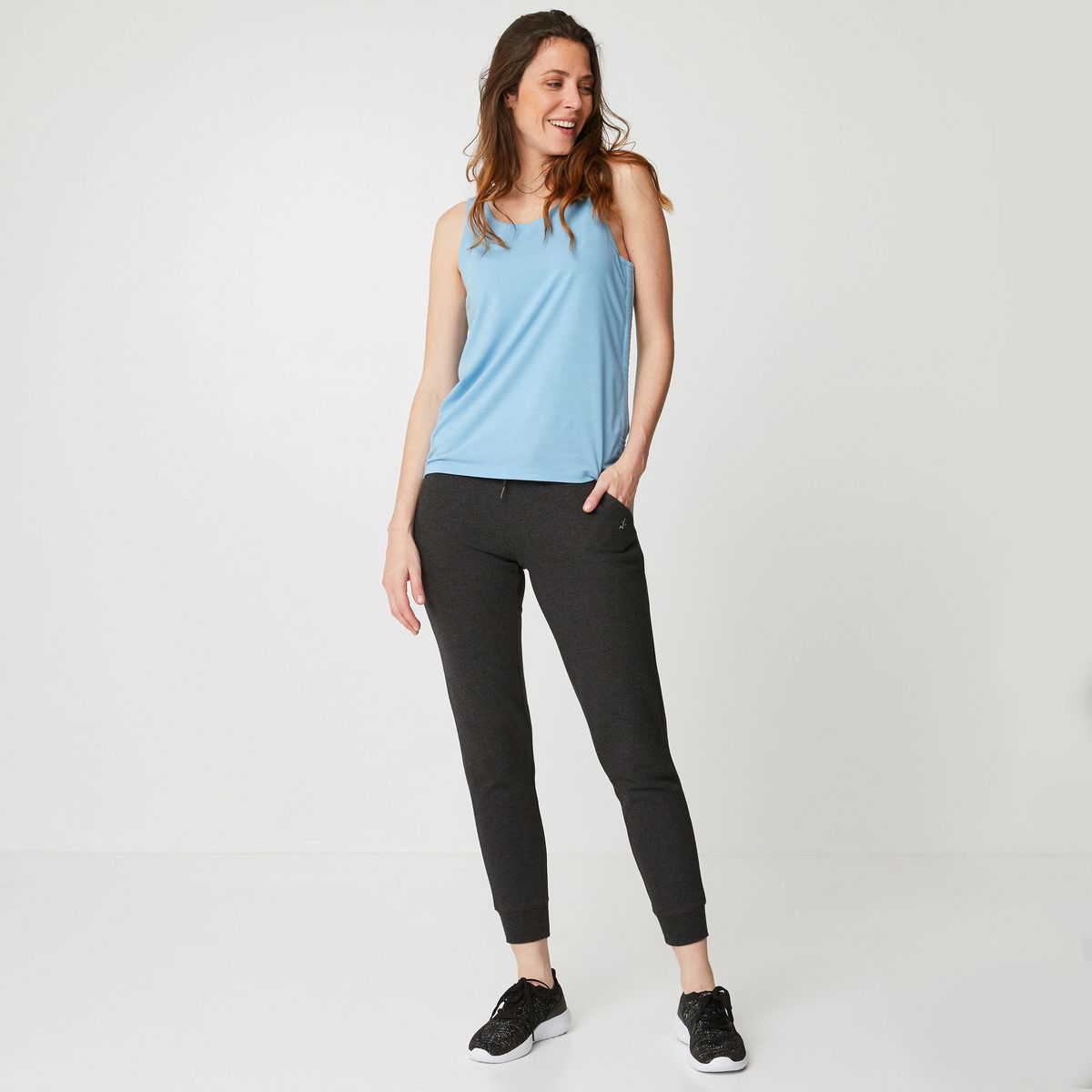 IN EXTENSO Pantalon de sport gris foncé femme