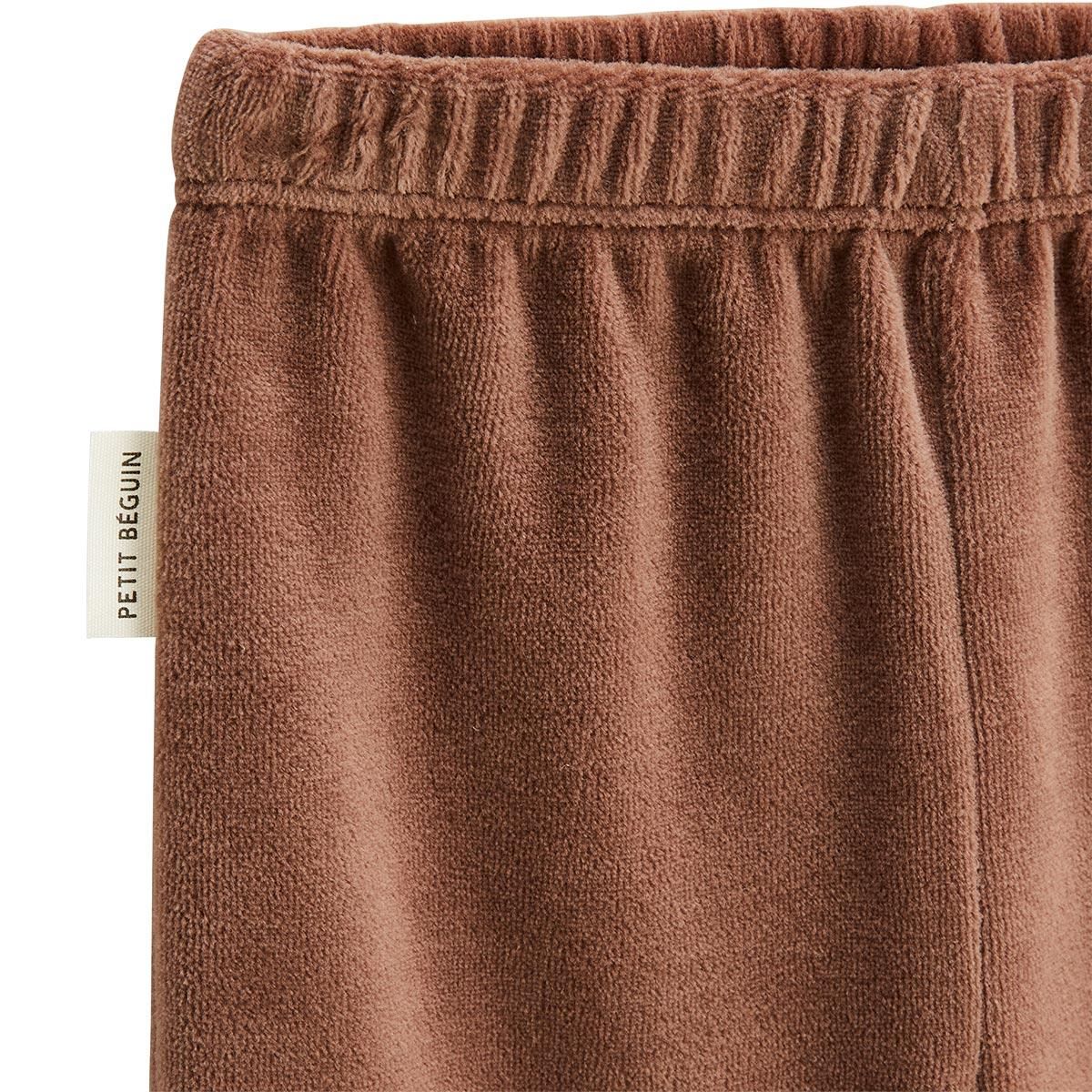 Petit Béguin Lot de 2 pyjamas enfant 2 pièces en velours Cracotte