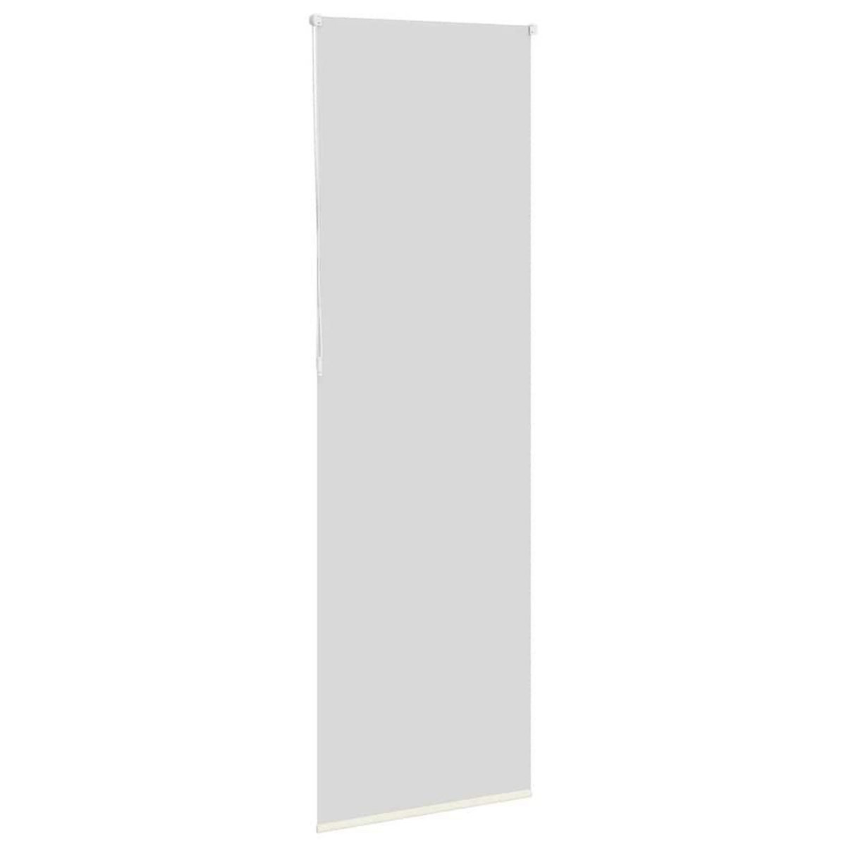 VIDAXL Store enrouleur occultant blanc casse 65x210cm largeur du tissu