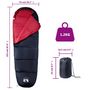 Voir la diapositive 5 : VIDAXL Sac de couchage momie pour adultes camping 3 saisons