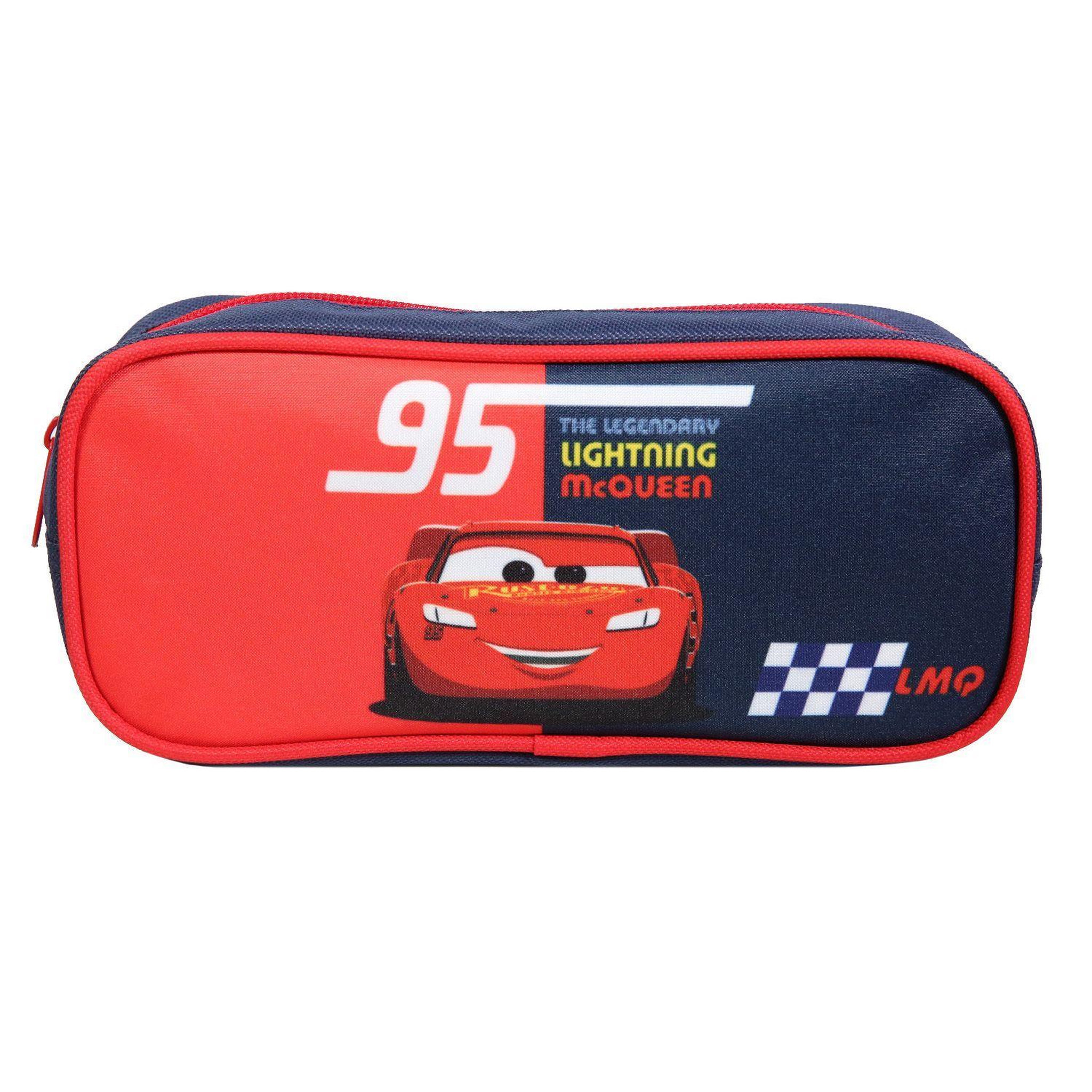 Bagtrotter BAGTROTTER Trousse scolaire rectangulaire Disney Cars Rouge et bleu