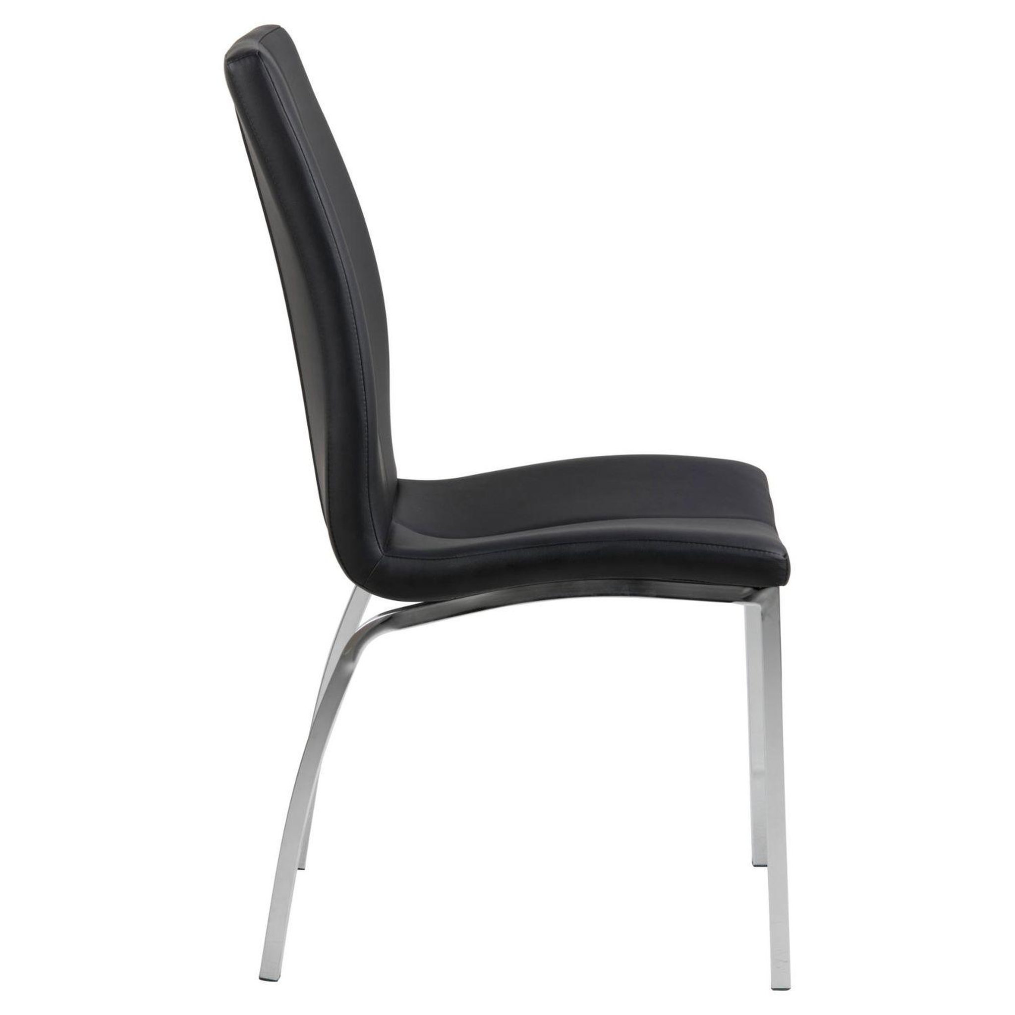 Voir la diapositive 5 : TOILINUX Lot de 4 chaises de salle à manger joya - noir