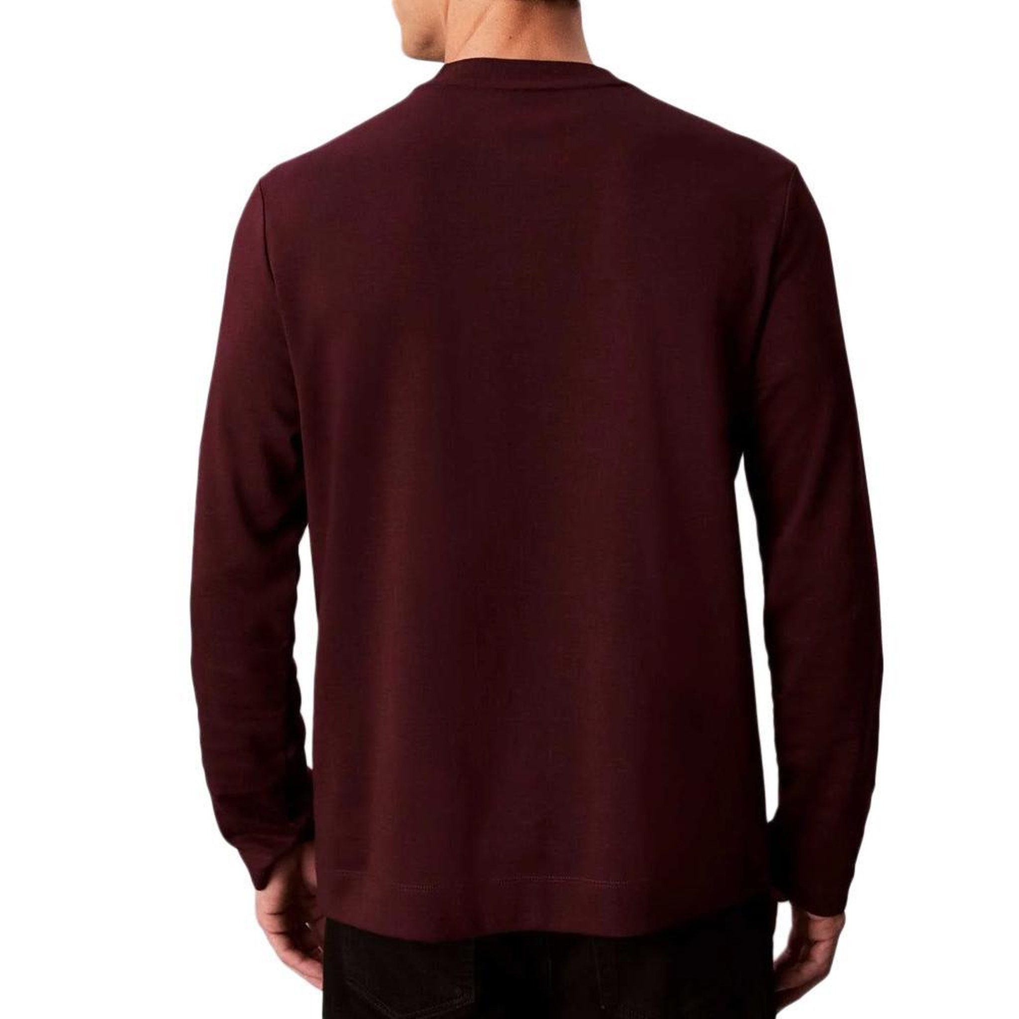 Voir la diapositive 2 : CALVIN KLEIN JEANS T-shirt Manches longues Marron Homme Calvin Klein Jeans Luxe