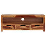 Voir la diapositive 2 : VIDAXL Meuble TV 110x30x40 cm Bois d'acacia massif