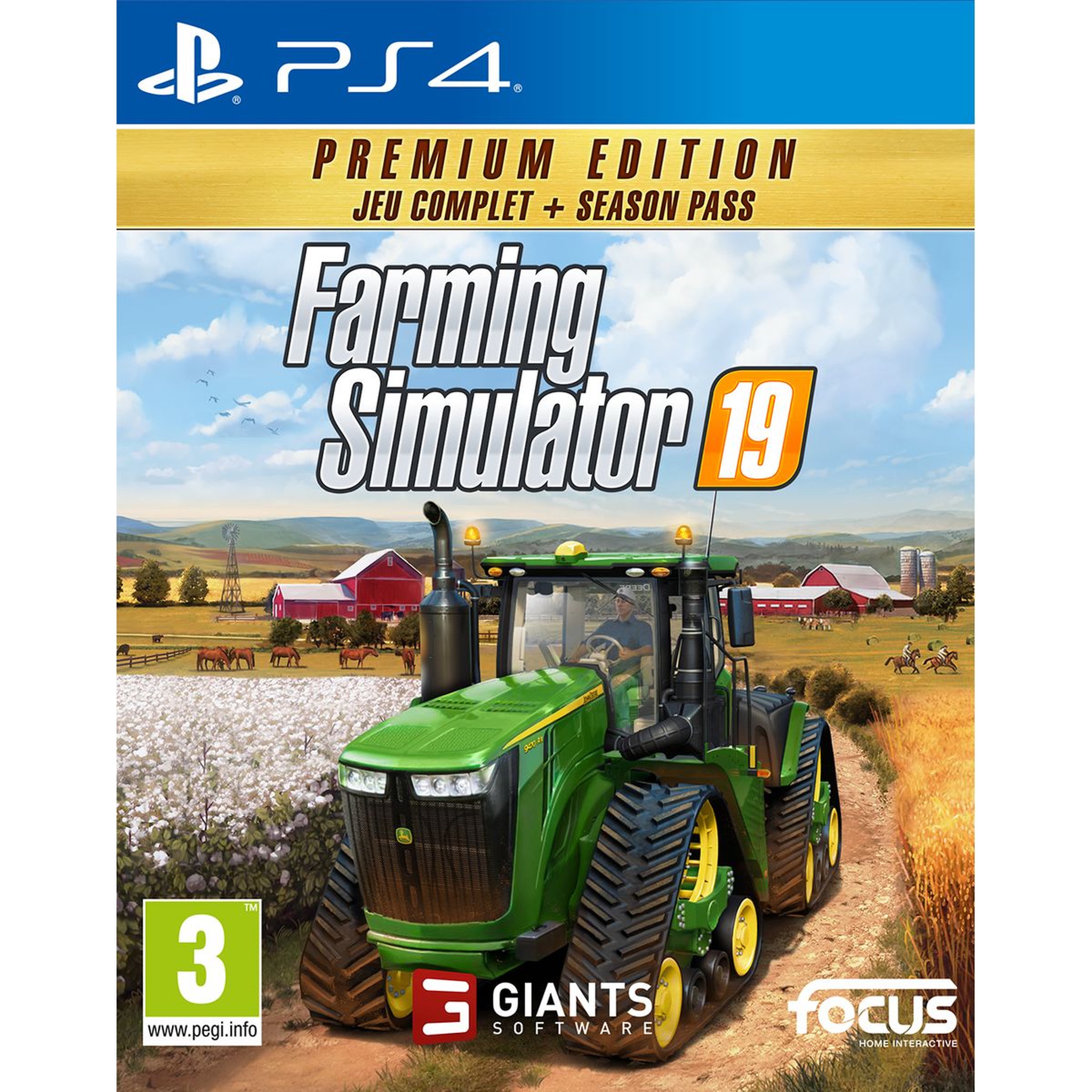 Voir la diapositive 1 : Farming Simulator 19 Premium Edition PS4