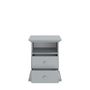 Voir la diapositive 4 : Chevet 1 niche 2 tiroirs L45cm NESRINE
