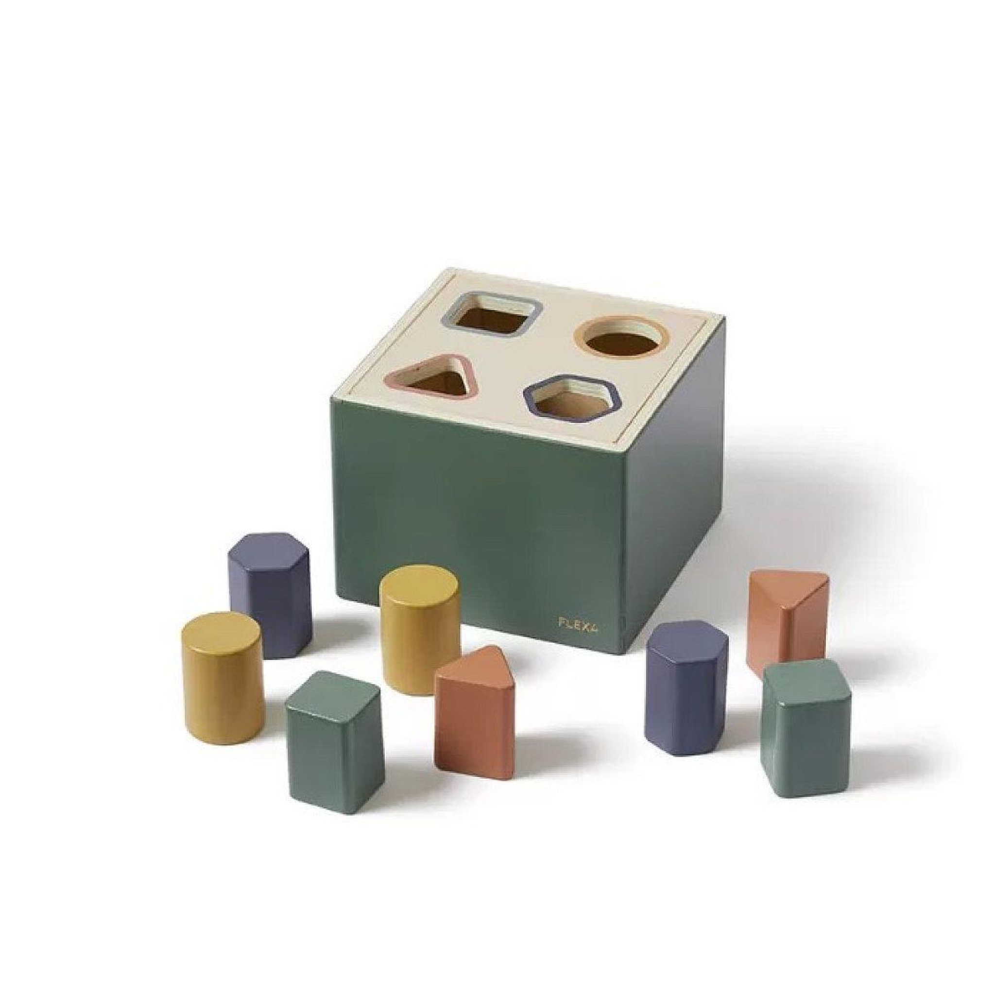 FLEXA Boite a forme en bois 8 pieces
