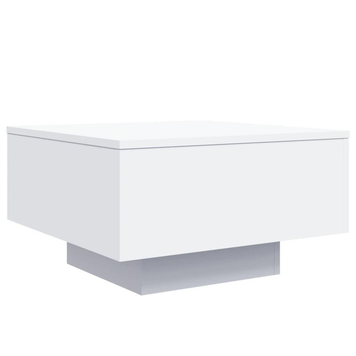 VIDAXL Table basse blanc 55x55x31 cm bois d'ingenierie