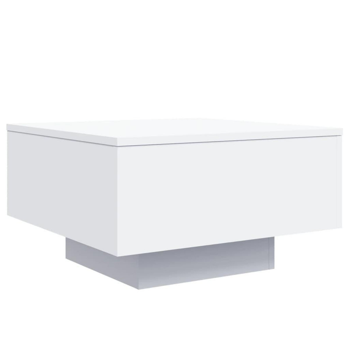 VIDAXL Table basse blanc 55x55x31 cm bois d'ingenierie