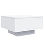 Voir la diapositive 2 : VIDAXL Table basse blanc 55x55x31 cm bois d'ingenierie