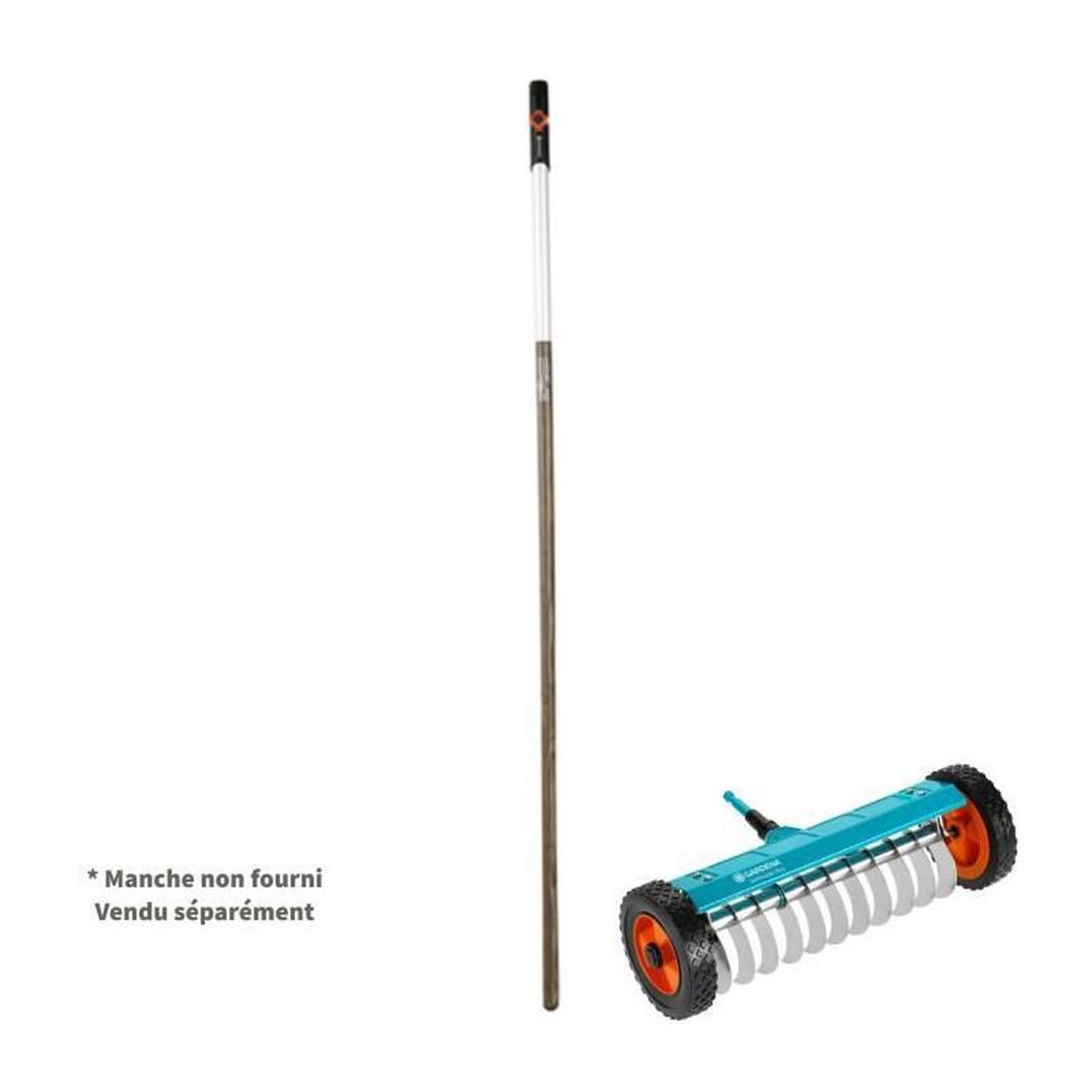 Voir la diapositive 2 : Gardena Scarificateur sur roues combisystem