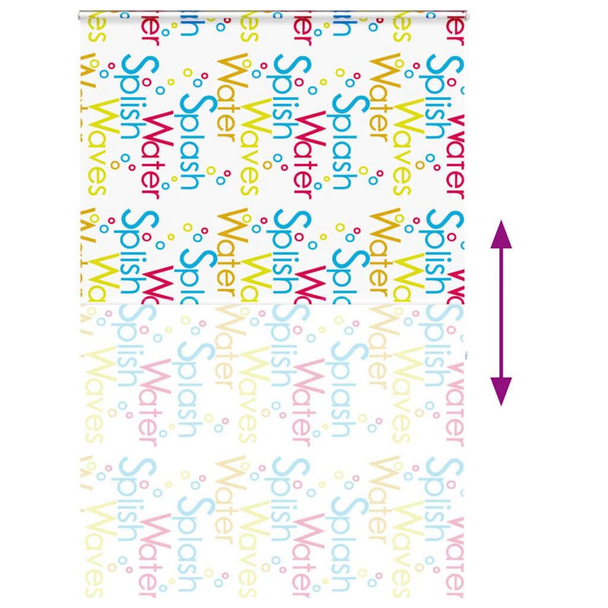 VIDAXL Store enrouleur de douche avec cassette largeur du tissu 156 cm