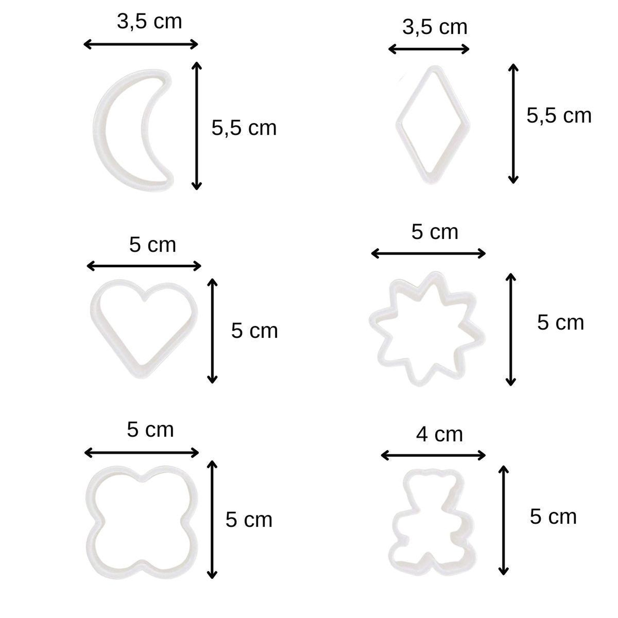 Voir la diapositive 3 : ZENKER Lot de 6 emporte-pièces zenker emporte-pièces