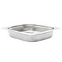 Voir la diapositive 3 : VIDAXL Récipients Gastronorm 4 pcs GN 1 2 65 mm Acier inoxydable