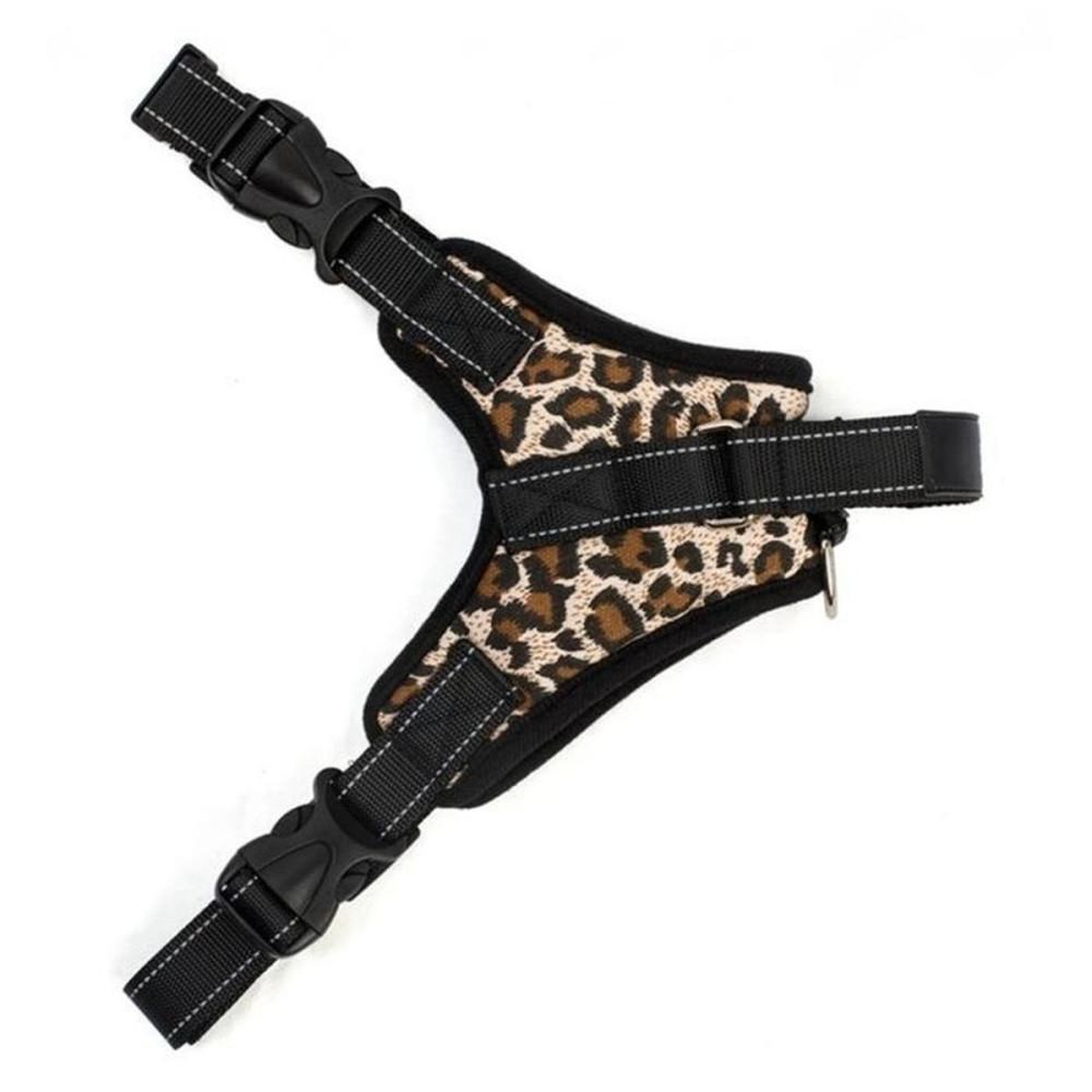 Voir la diapositive 5 : Harnais pour chien rembourré ajustable taille L camouflage anti-traction avec poignée et sangles réglables
