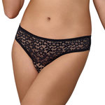 LES PETITES BOMBES Tanga Noir Femme Les Petites Bombes MONA. Coloris disponibles : Noir