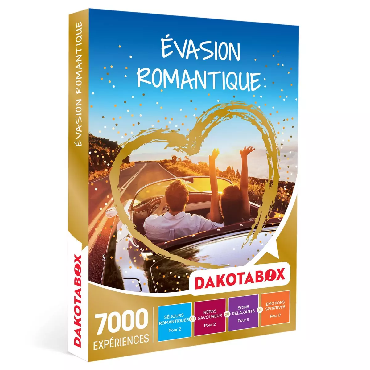 Dakotabox Évasion romantique - Coffret Cadeau Multi-Activités