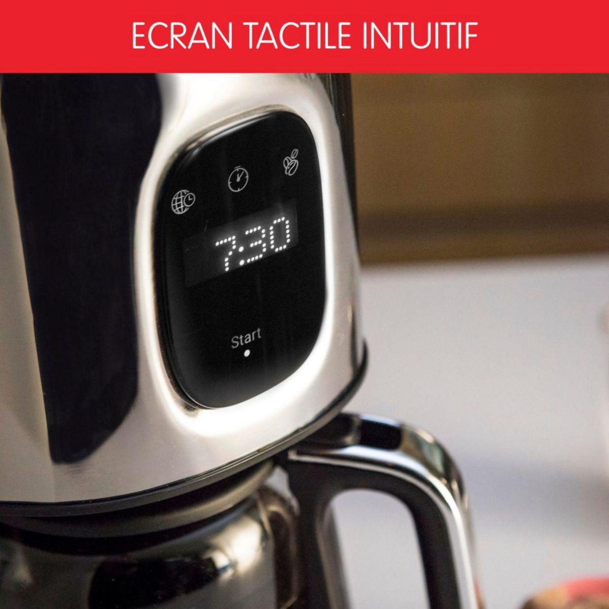 MOULINEX Cafetière programmable Majestuo FG883D10