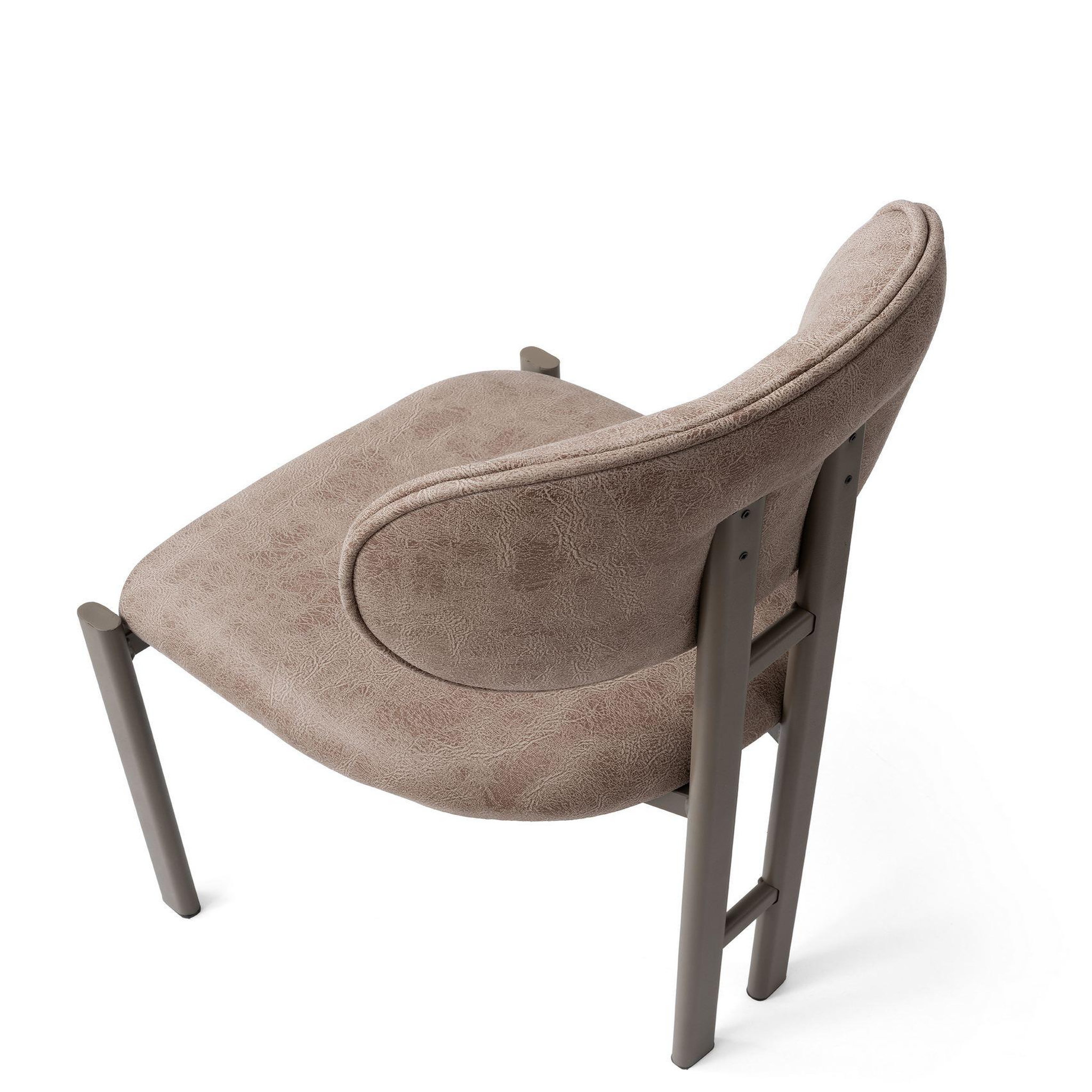 Voir la diapositive 5 : Habitat et Jardin Ensemble de chaises (2 pièces) en métal  muriz  - vison
