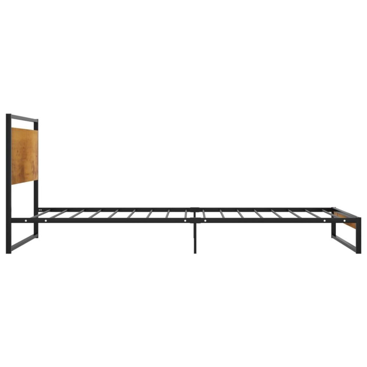 VIDAXL Cadre de lit sans matelas metal 90x200 cm