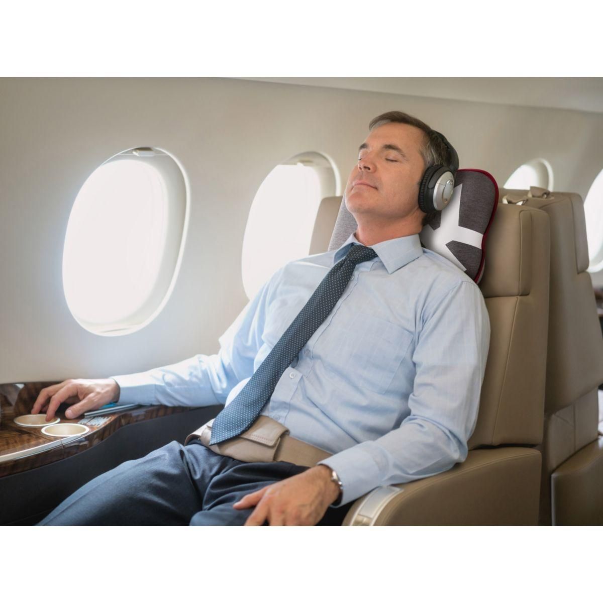 Skross Coussin de voyage de voyage GRIS