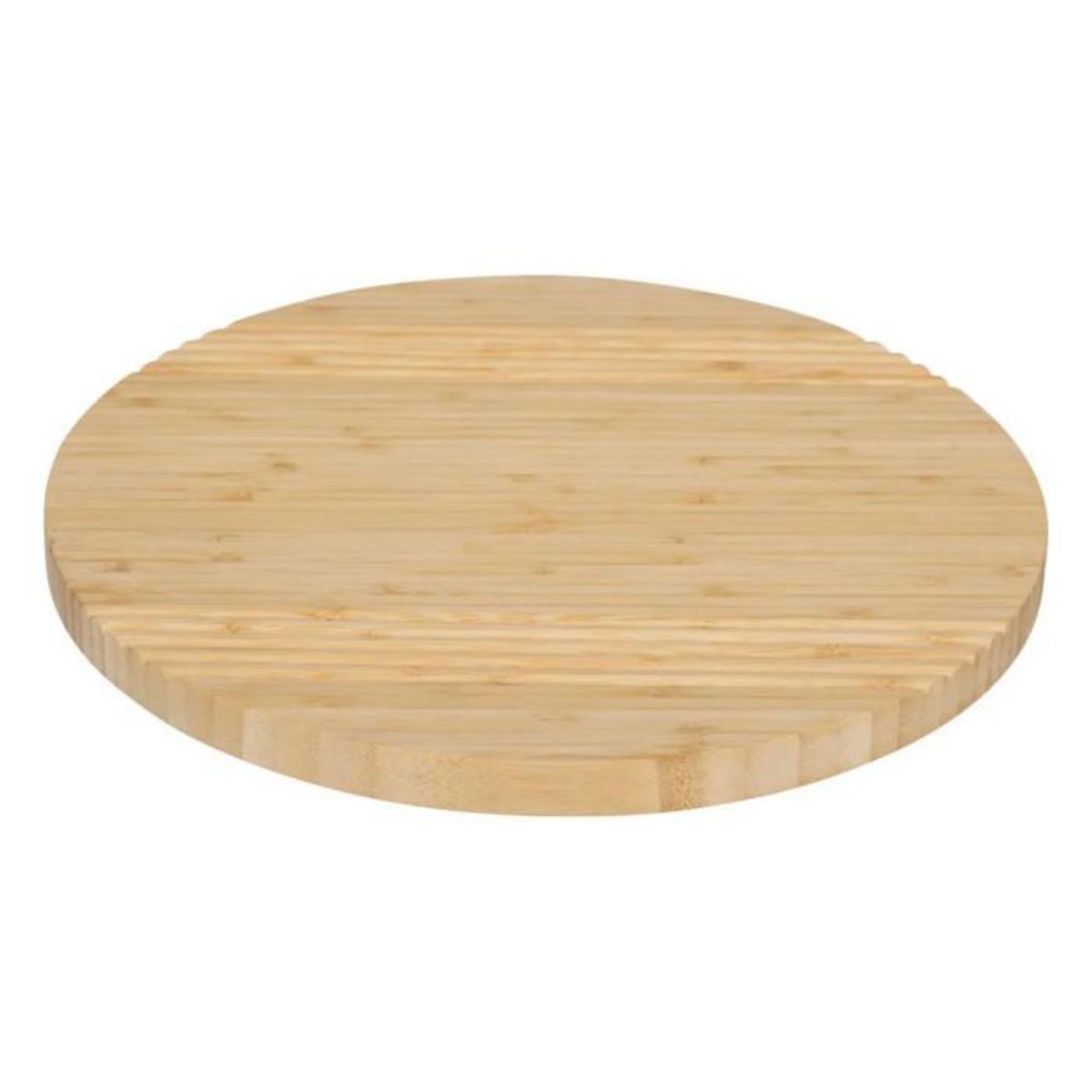 FIVE Plateau Tournant en Bambou  Rainuré  35cm Naturel