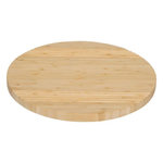 FIVE Plateau Tournant en Bambou  Rainuré  35cm Naturel