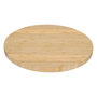 Voir la diapositive 1 : FIVE Plateau Tournant en Bambou  Rainuré  35cm Naturel