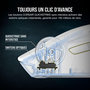 Voir la diapositive 5 : Corsair Souris Gamer Sans Fil M75 Wireless RGB Blanche