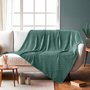 Voir la diapositive 4 : Paris Prix Plaid Uni en Flanelle  Nelia  125x150cm Vert Cèdre