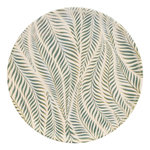 SECRET DE GOURMET Lot de 6 Assiettes à Dessert  Gina  22cm Vert