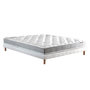 Voir la diapositive 4 : IDLITERIE Ensemble matelas mousse haute résilience CIRRUS avec sommier - confort français