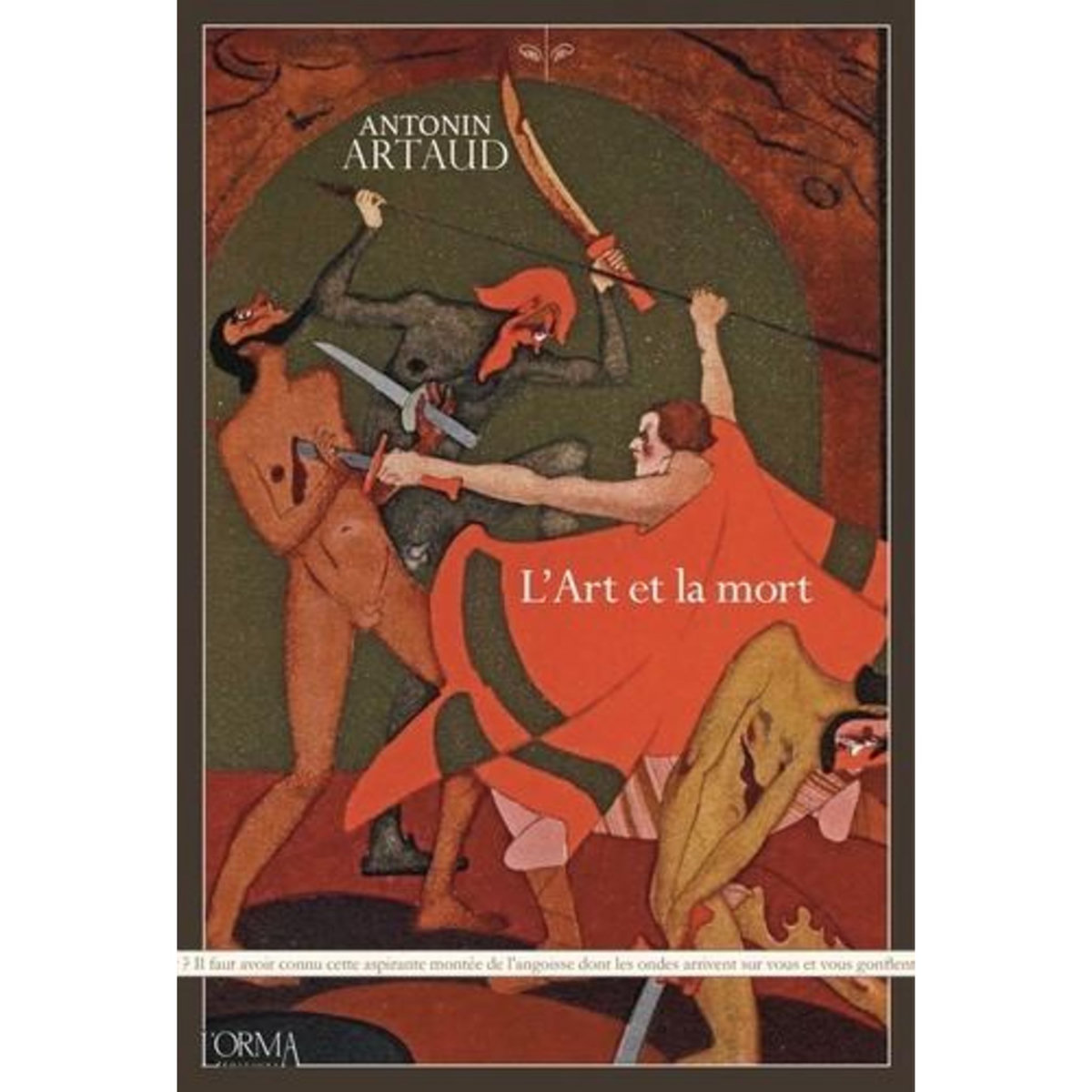 L'ART ET LA MORT, Artaud Antonin