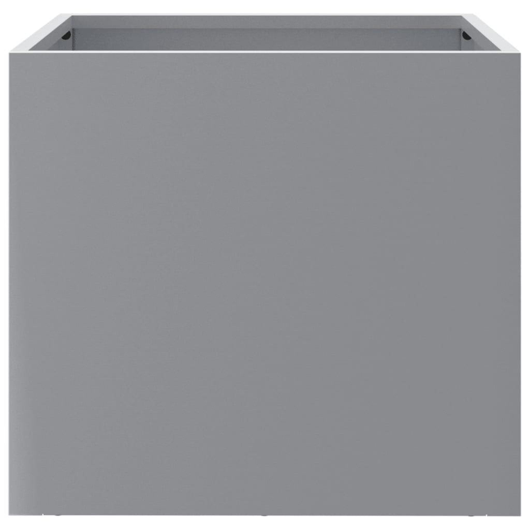 Voir la diapositive 5 : VIDAXL Jardiniere argente 32x30x29 cm acier galvanise