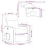 Voir la diapositive 6 : VIDAXL Fauteuil de massage inclinable electrique gris similicuir