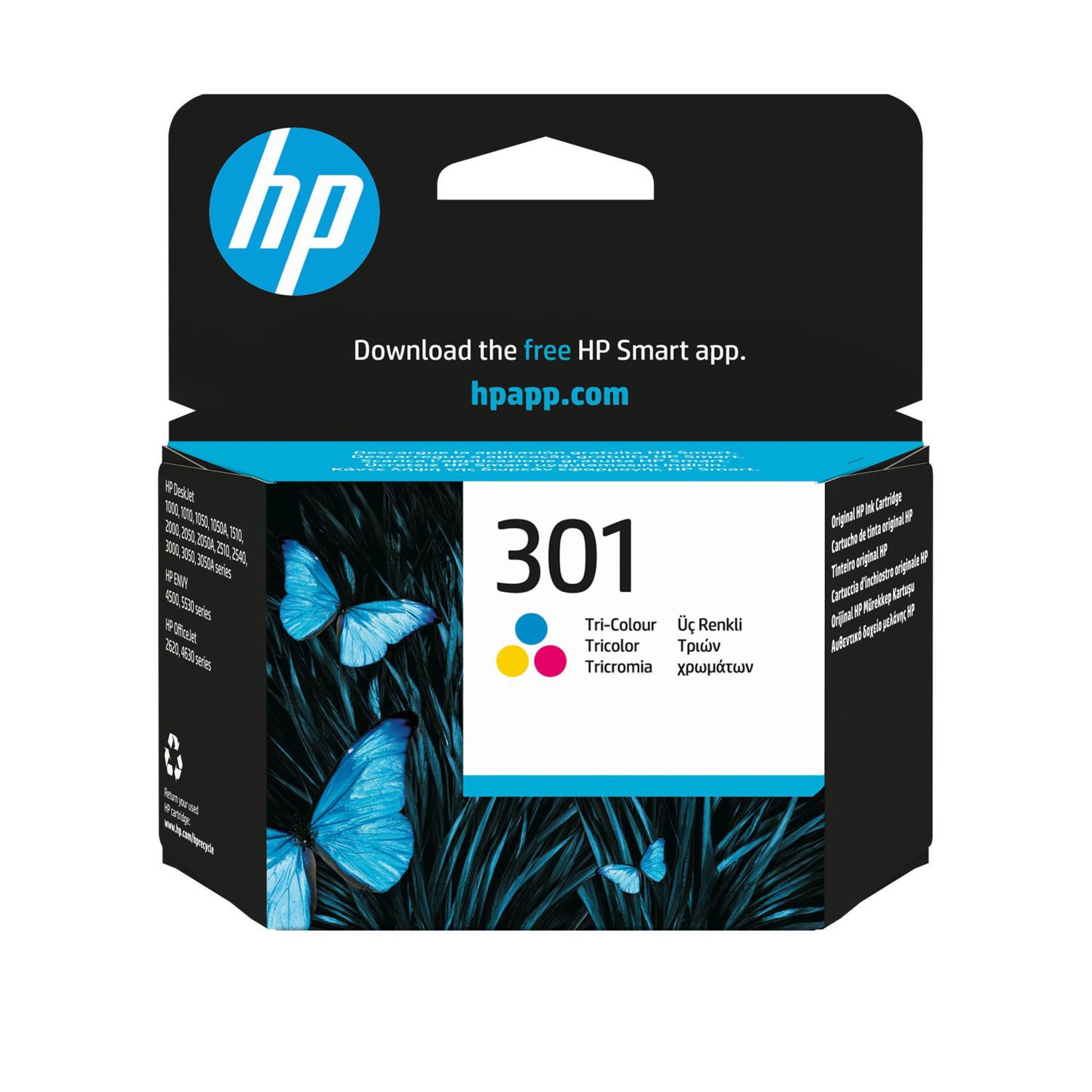 Voir la diapositive 2 : HP Hp 301 cartouche d'encre trois couleurs authentique