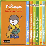 T'CHOUPI ET LES ANIMAUX. COFFRET EN 6 VOLUMES : T'CHOUPI A LA MER ; T'CHOUPI DANS LA SAVANE ; T'CHOUPI LES BEBES ANIMAUX ; T'CHOUPI DANS LA FORET ; T'CHOUPI A LA FERME ; T'CHOUPI LES PETITES BETES, Courtin Thierry