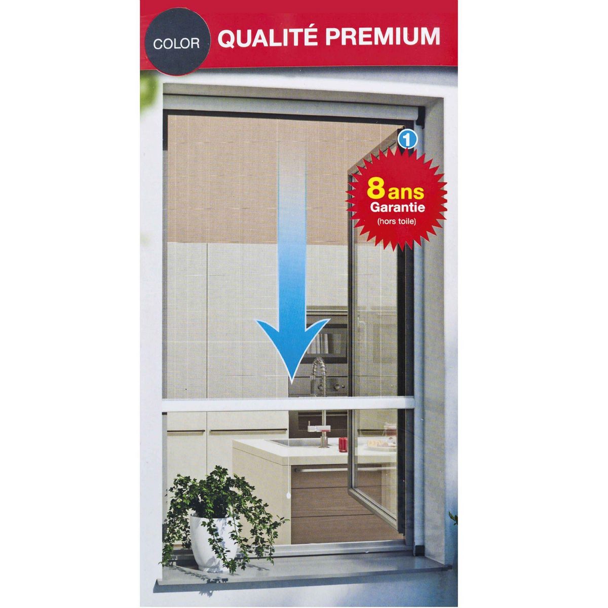 RHINO INSECT SCREEN Moustiquaire 160 x 160 cm anthracite Rhino