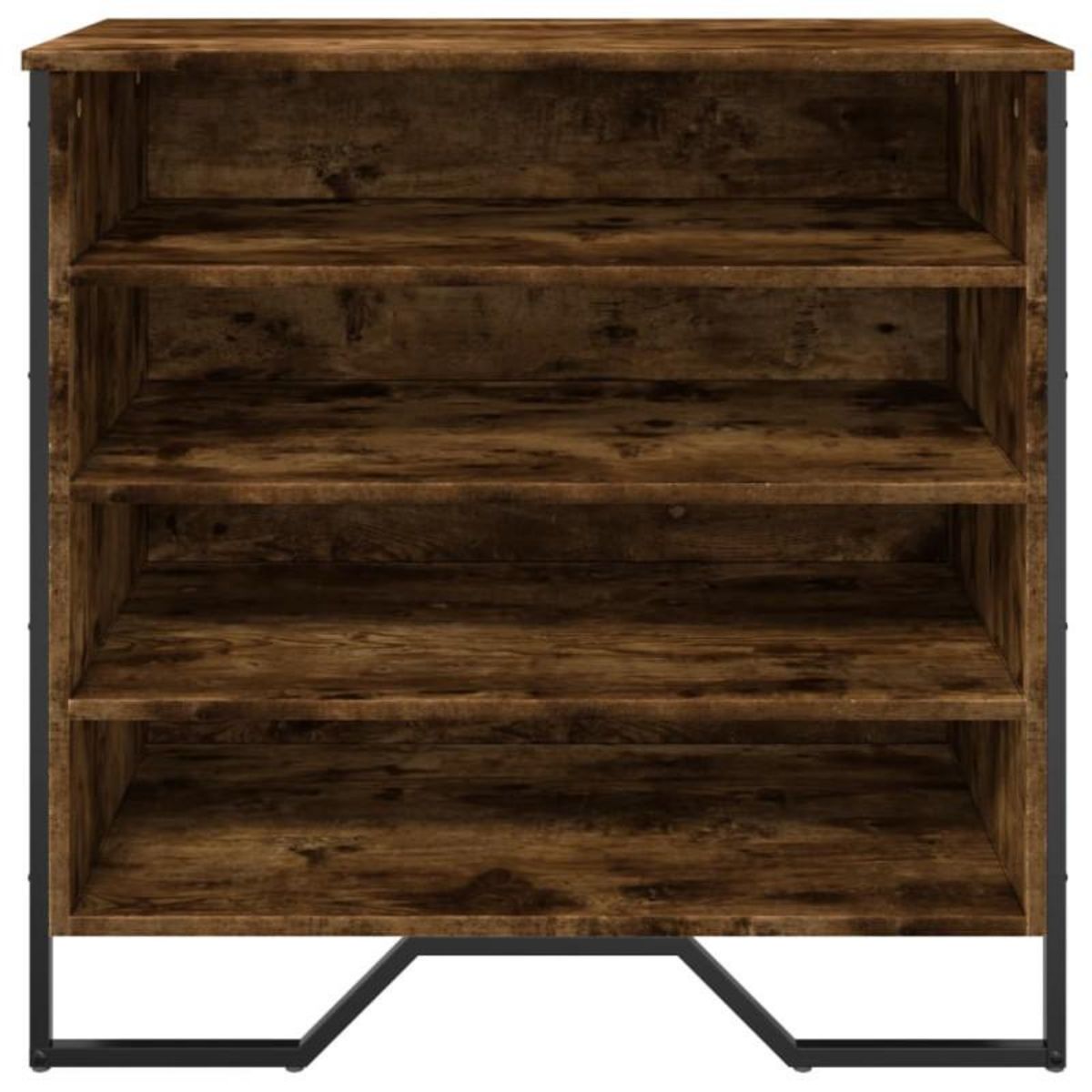 VIDAXL Armoire à chaussures chêne fumé 80x38x78 cm bois d ingénierie