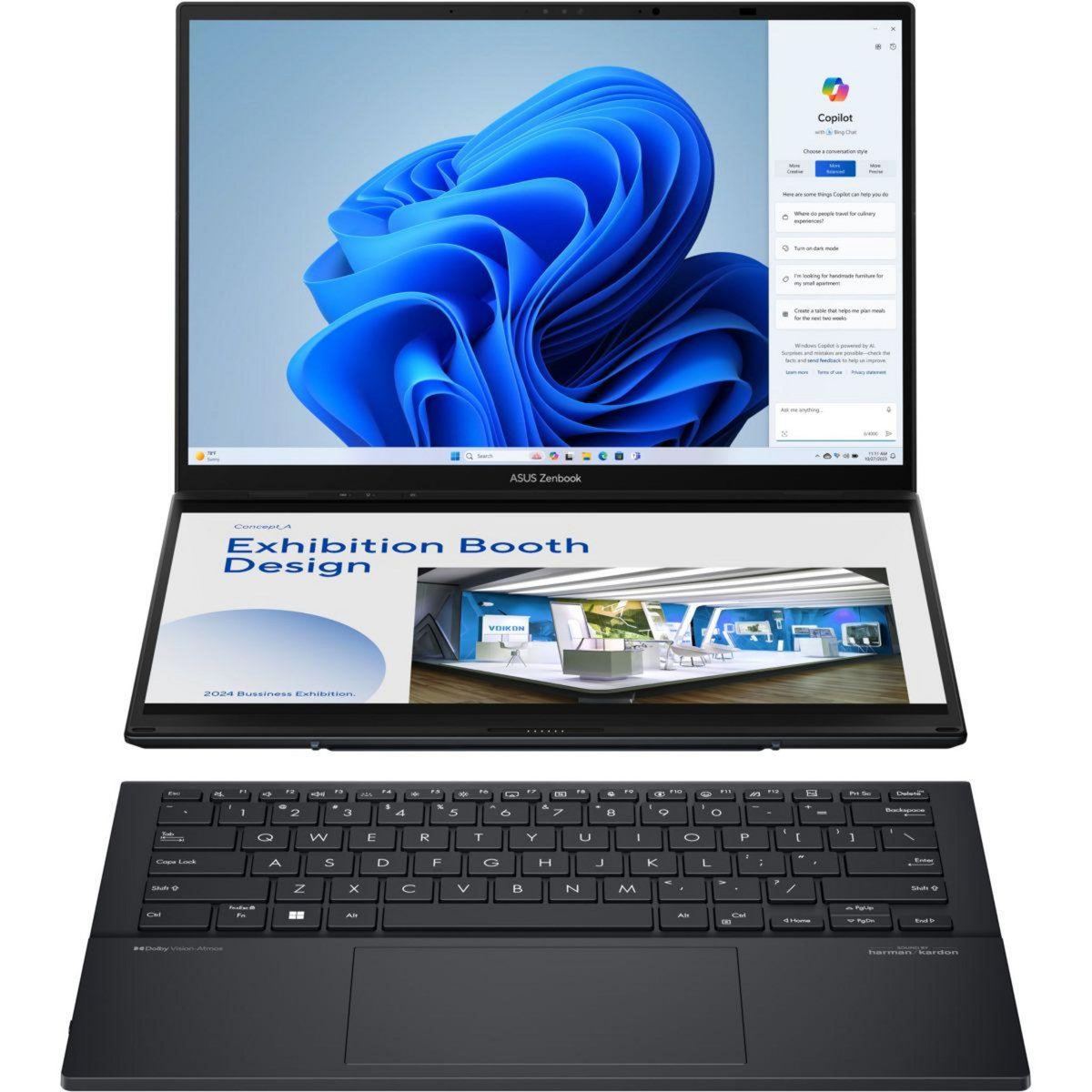 ASUS Ordinateur portable Zenbook DUO OLED UX8406MA-QL309W