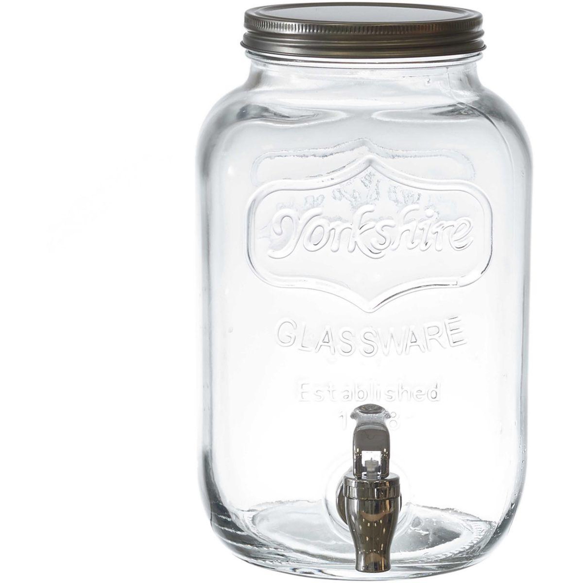Voir la diapositive 2 : The Home Deco Factory Fontaine à boisson a boisson verre 4L